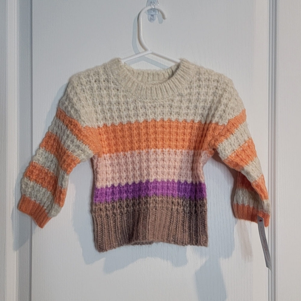Cat&jack orange pullover sweater